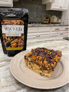 Chocolate Peanut Butter Wicked Mix Bars