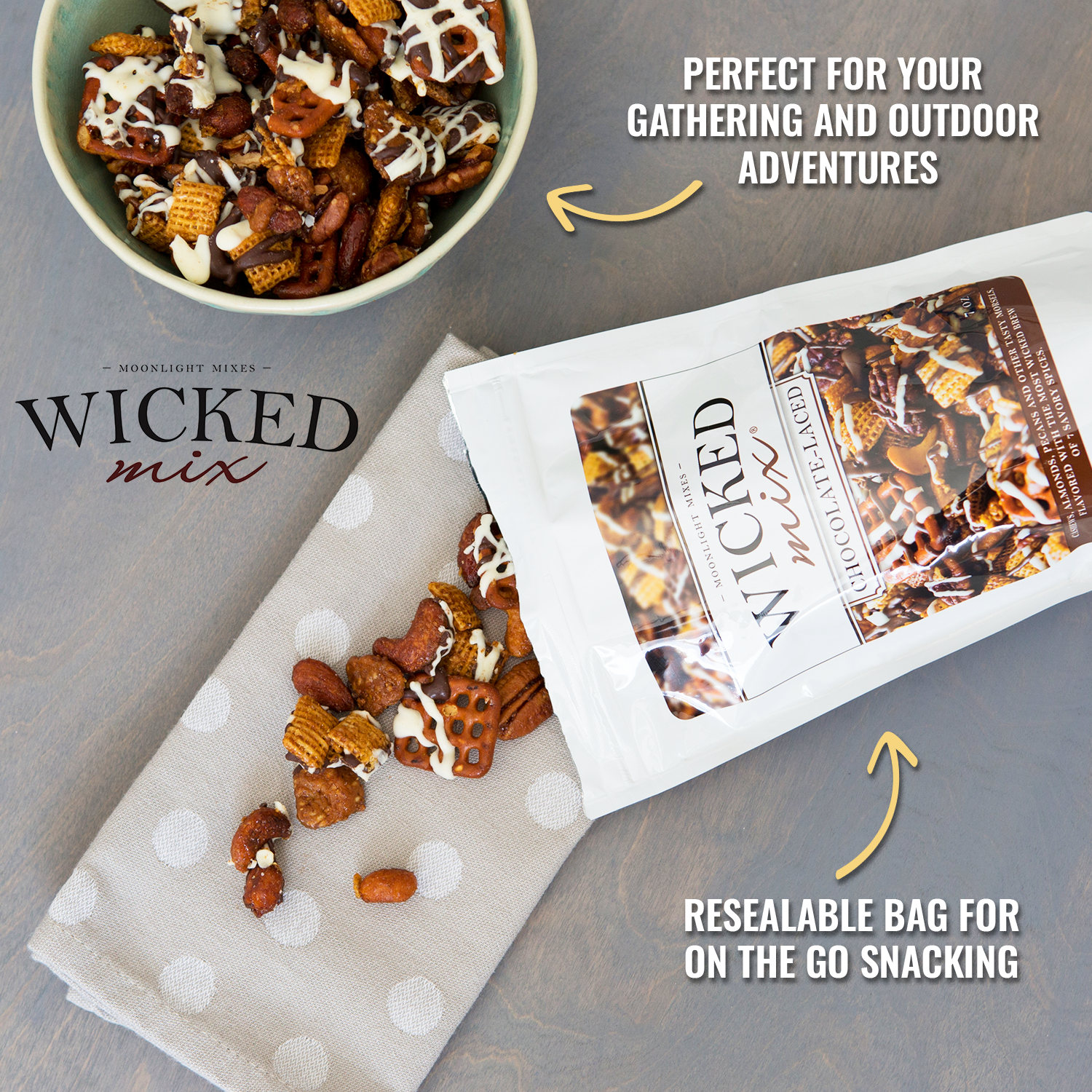 Wicked Mix Chocolate Laced - Only avaialble from October 15th to Wicked Mix Chocolate Laced - Only avaialble from October 15th to