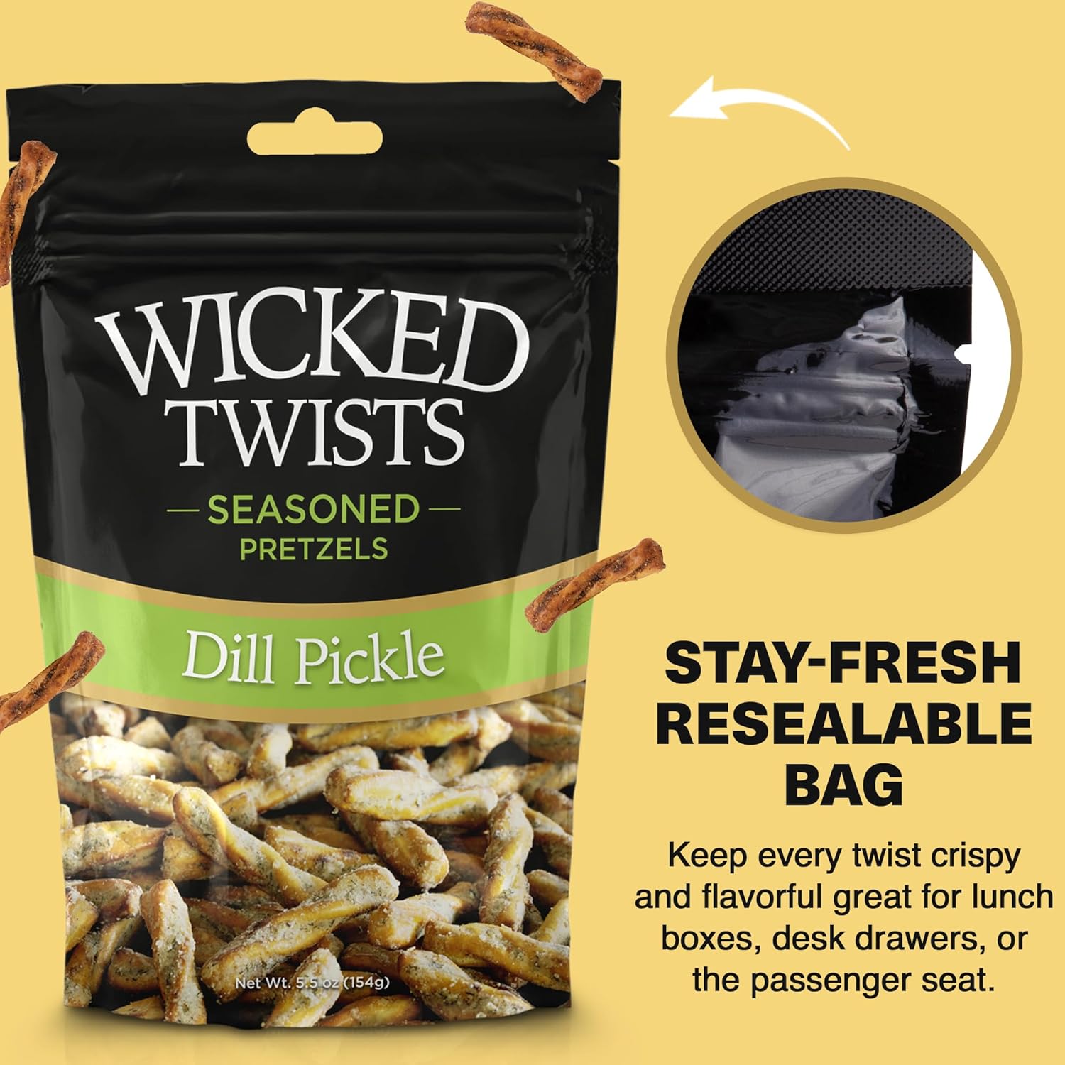 Wicked Twists Dill Pickle