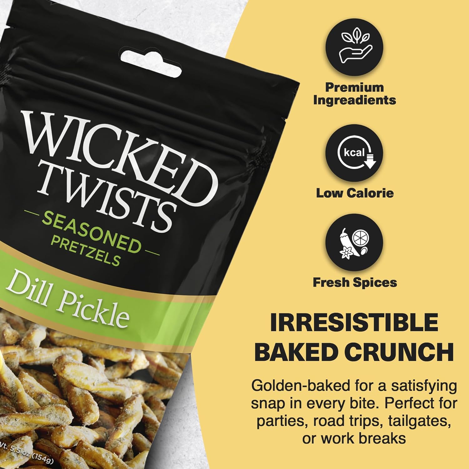 Wicked Twists Dill Pickle
