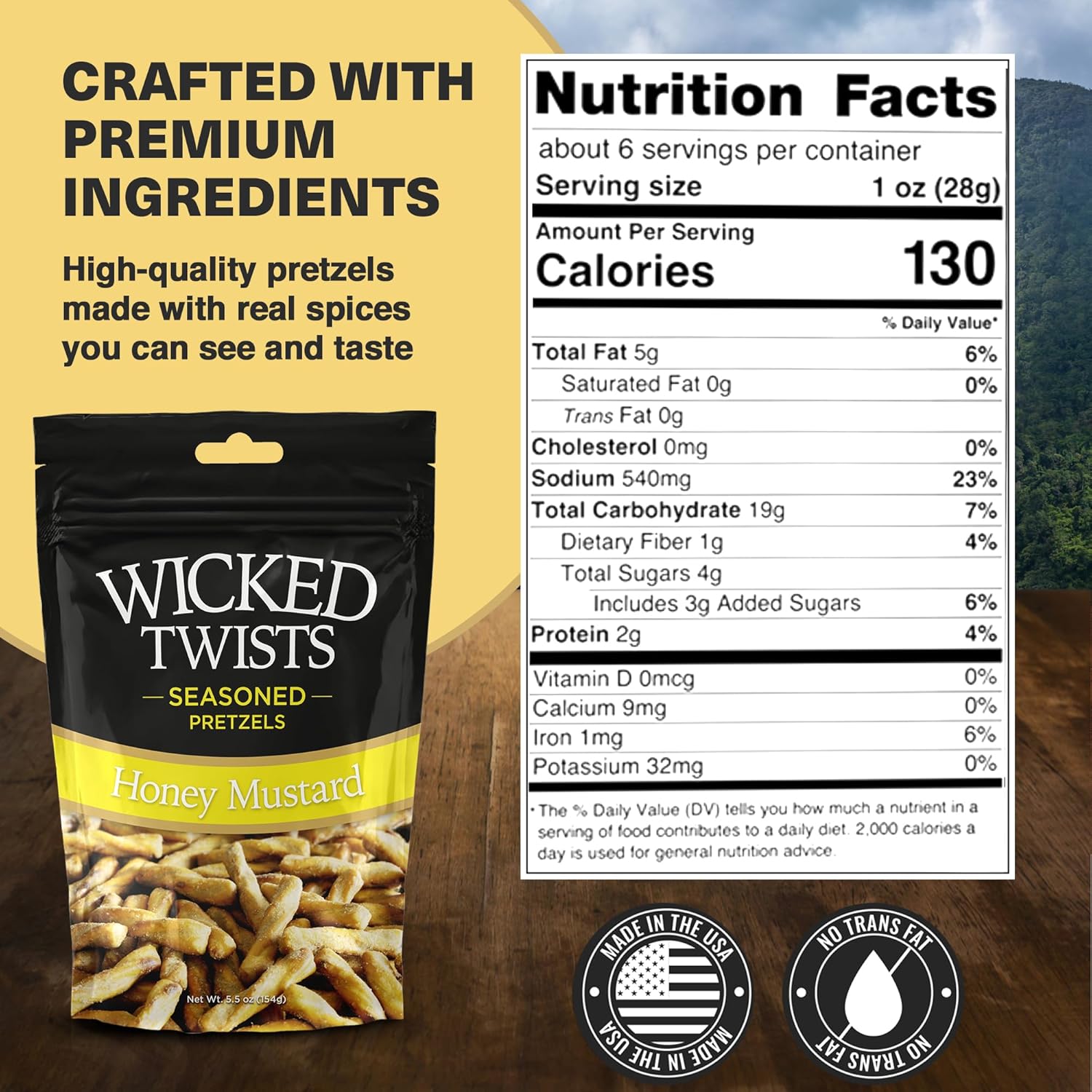 Wicked Twists Honey Mustard